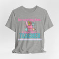 Teacher T‑Shirt — "I'm Working Late 'Cause I'm a Teacher" Cute School Staff Tee