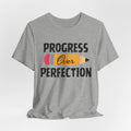 Progress Over Perfection Pencil T‑Shirt — Motivational Teacher & Student Tee